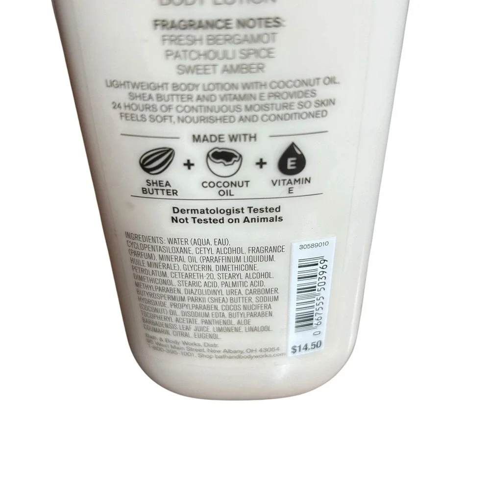 Bath and Body Works CLASSIC FLANNEL Mens Collection Scented Body Lotion 8 oz NEW